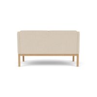 Billede af FDB Møbler L45 MK154 Mogens Koch 2 Pers. Sofa B: 145 cm - Eg/De Ploeg Prairie,Beige 