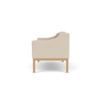 Billede af FDB Møbler L45 MK154 Mogens Koch 2 Pers. Sofa B: 145 cm - Eg/De Ploeg Prairie,Beige 