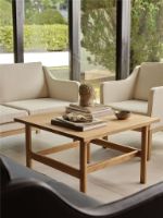 Billede af FDB Møbler L46 MK155 Mogens Koch Lænestol B: 72 cm - Eg/De Ploeg Prairie Beige  