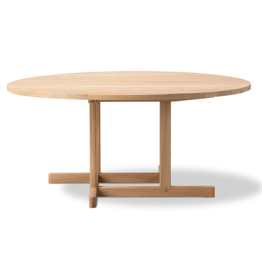 Billede af Fredericia Furniture BM80 Mogensen Coffee Table Ø: 120 cm - Olieret Eg