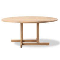 Billede af Fredericia Furniture BM80 Mogensen Coffee Table Ø: 120 cm - Olieret Eg
