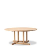Billede af Fredericia Furniture BM80 Mogensen Coffee Table Ø: 120 cm - Olieret Eg