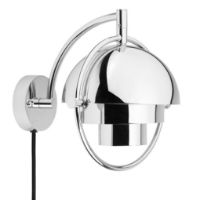 Billede af GUBI Multi-Lite Wall Lamp Ø: 15 cm - Chrome