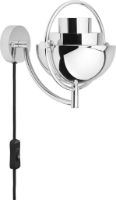 Billede af GUBI Multi-Lite Wall Lamp Ø: 15 cm - Chrome