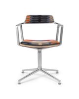 Billede af Vipp 452 Swivel Stol Gliders u. Hjul - Aluminium/Todos Santos Limited Edition