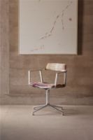 Billede af Vipp 452 Swivel Stol Gliders u. Hjul - Aluminium/Todos Santos Limited Edition