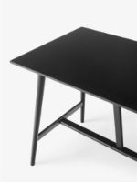 Billede af &Tradition In Between SK26 Counter Table 190x80 cm - Black Lacquered Oak