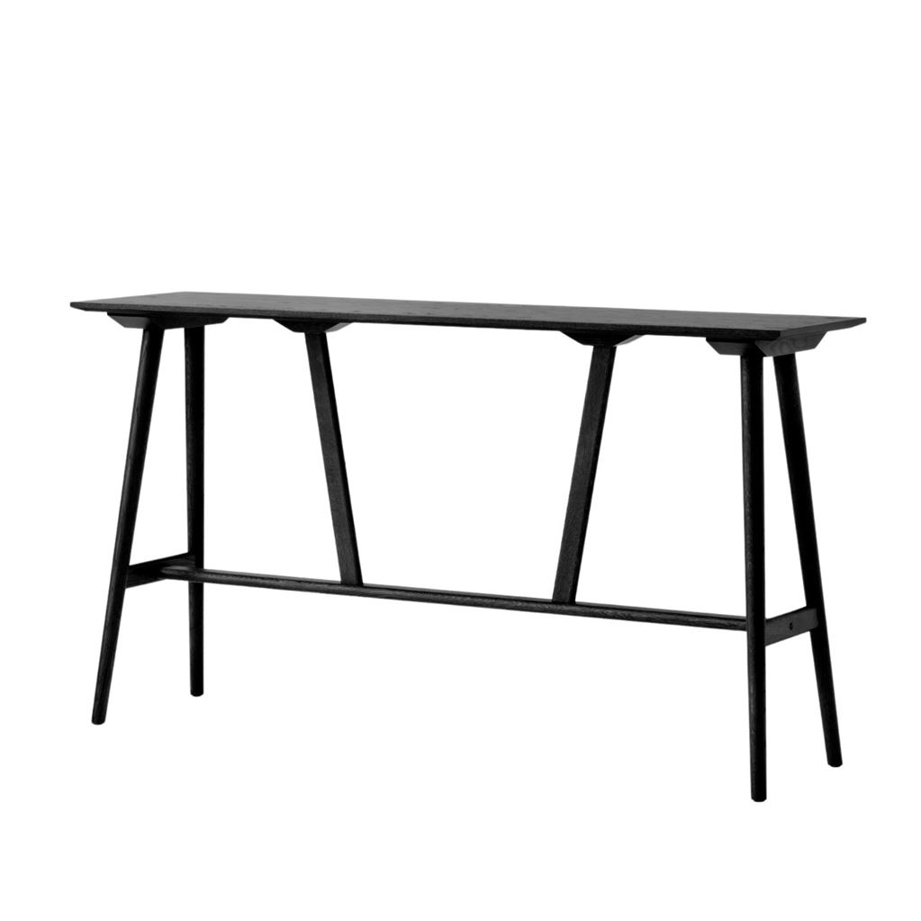 Billede af &Tradition In Between SK27 Bar Table 190x50 cm - Black Lacquered Oak