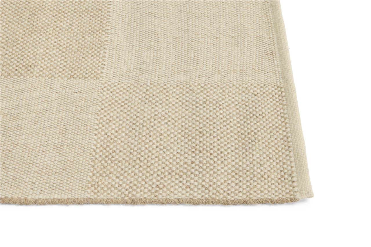 Billede af HAY Check Rug Small 140x200 cm - Uld/Sand