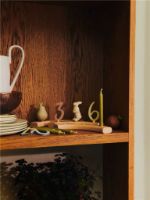 Billede af Ferm Living Loopi Festring B: 30,7 cm - Bøg/Multifarvet 