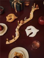 Billede af Ferm Living Loopi Festring B: 30,7 cm - Bøg/Multifarvet 