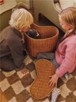 Billede af Ferm Living Willora Braided Storage Set of 2 - Rattan/Natural 