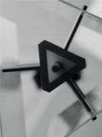 Billede af Ferm Living Oeste Pendant Lampe Ø: 43 cm - Aluminium/Clear Glass