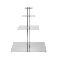 Billede af Ferm Living Orbelle Etagere H: 36 cm - Poleret Rustfrit Stål