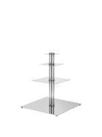 Billede af Ferm Living Orbelle Etagere H: 36 cm - Poleret Rustfrit Stål