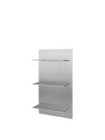 Billede af Ferm Living Lager Wall Shelf Triple Small H: 65 cm - Aluminium