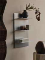 Billede af Ferm Living Lager Wall Shelf Triple Small H: 65 cm - Aluminium