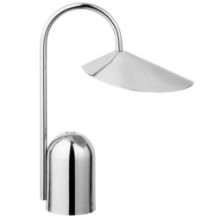 Billede af Ferm Living Arum Portable Lamp H: 30 cm - Stainless Steel