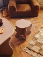 Billede af Ferm Living Billow Bean Bag B: 80 cm - Økologisk Bomuld/Tan