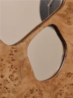 Billede af Ferm Living Folia Mirror H: 82 cm - Natural Burl