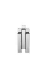 Billede af Ferm Living Tessera Vase 3x3 H: 28 cm - Stainless Steel/Mirror Polish