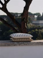 Billede af Ferm Living Twill Cushion Rectangular 60x40 cm - Økologisk Bomuld/Cashmere/Black