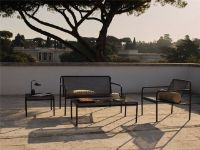 Billede af Ferm Living Twill Cushion Rectangular 60x40 cm - Økologisk Bomuld/Cashmere/Black