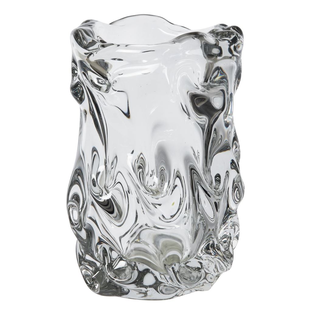 Billede af Ferm Living Virelle Vase H: 24 cm - Glass/Clear
