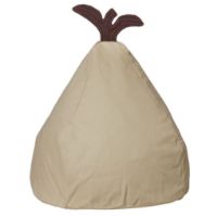 Billede af Ferm Living Pear Bean Bag H: 85 cm - Økologisk Bomuld/Elm Green