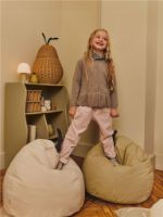 Billede af Ferm Living Pear Bean Bag H: 85 cm - Økologisk Bomuld/Elm Green