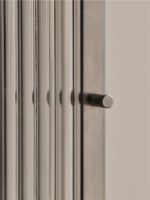 Billede af Ferm Living Haze Wall Cabinet 60x35 cm - Reeded Glass/Stainless Steel