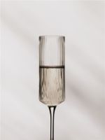Billede af Ferm Living Ripple Champagneglas 15 cl Set of 2 - Clear Glass