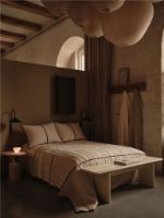 Billede af Ferm Living Vari Quilted Cushion Rectangular 80x60 cm - Natural/Dark