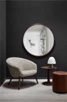 Billede af Fredericia Furniture 2631 Ditzel Loungestol H: 72 cm - Olieret Eg/Sheepskin Moonlight