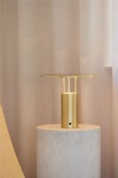 Billede af Piet Hein Tempel 280 Bordlampe H: 24,5 cm - Aluminium/Messing