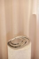 Billede af Piet Hein Superelliptisk Bakke 3-Pak - Rustfrit Stål