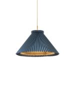 Billede af Le Klint Model 1 Pendant Ø: 40 cm - Messing/Denim Blue