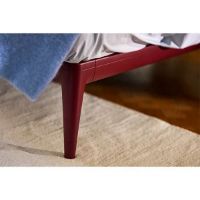 Billede af Auping Original Sengeramme m. Gavl 180x200cm - Aluminium/Burgundy