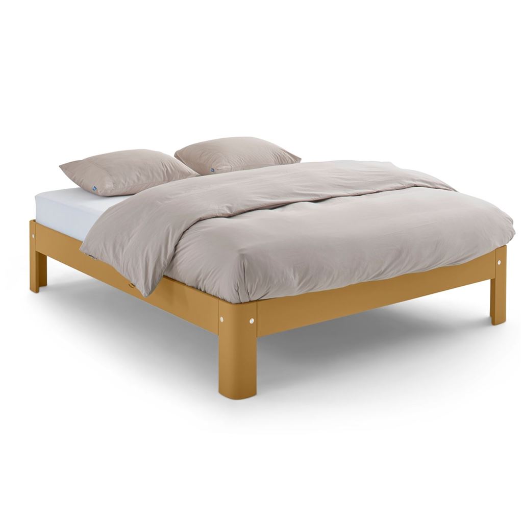 Billede af Auping Auronde Sengeramme 180x200cm - Aluminium/Mustard