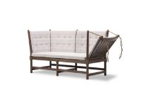 Billede af Fredericia Furniture 1789 2 Pers. Tremmesofa Højre L: 160 cm - Chestnut Brown Bøg/Steelcut Beat 215