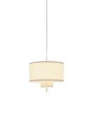 Billede af New Works Margin Pendant Lamp Ø: 50 cm - Beige/Canvas
