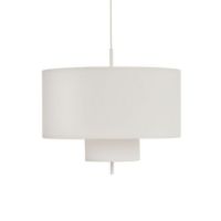 Billede af New Works Margin Pendant Lamp Ø: 70 cm - Beige/Canvas