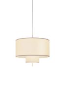 Billede af New Works Margin Pendant Lamp Ø: 70 cm - Beige/Canvas