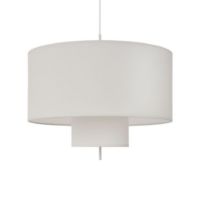 Billede af New Works Margin Pendant Lamp Ø: 90 cm - Hvid/Canvas