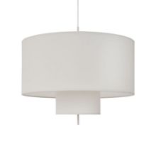 Billede af New Works Margin Pendant Lamp Ø: 90 cm - Hvid/Canvas