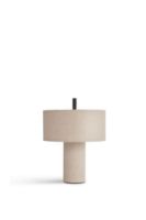 Billede af New Works Margin Portable Table Lamp H: 31 cm - Beige/Black
