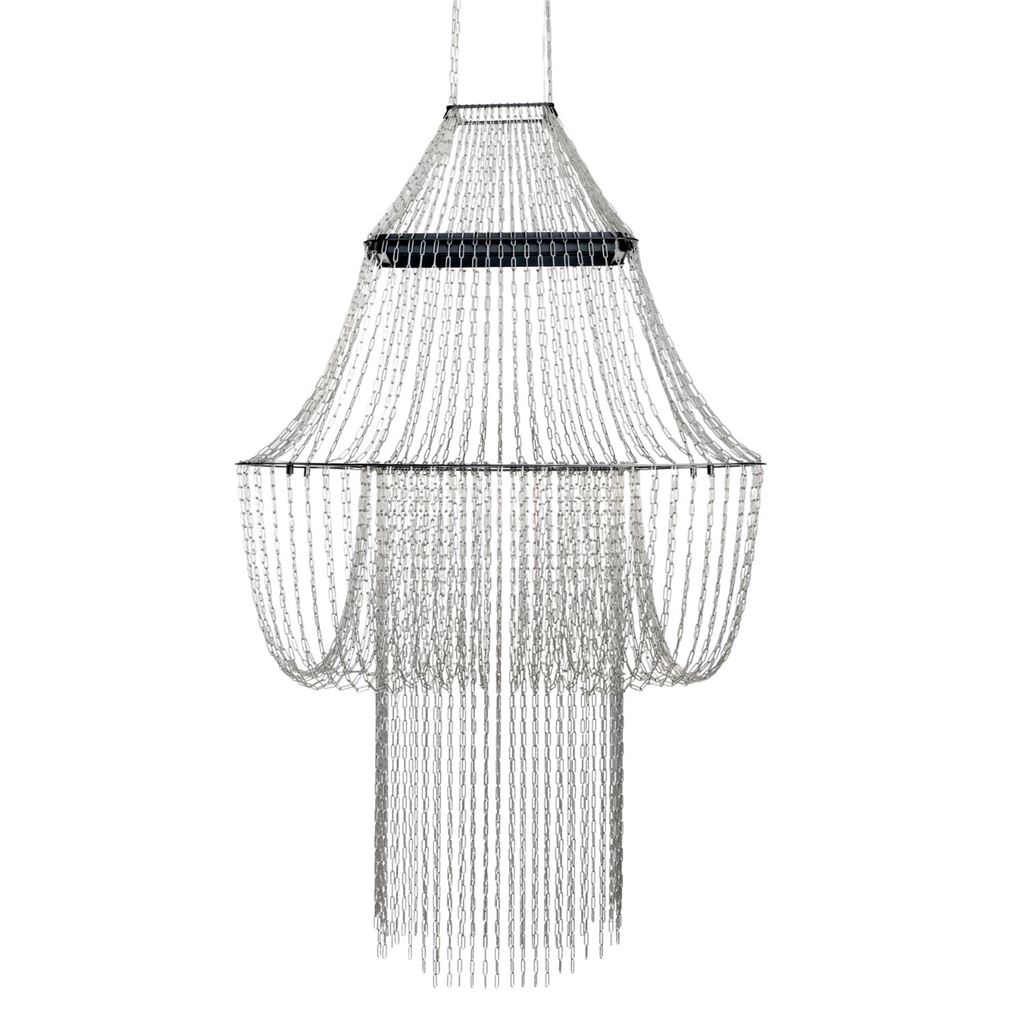 Billede af DCW Editions Lampe C Pendant H: 125 cm - Steel/Black