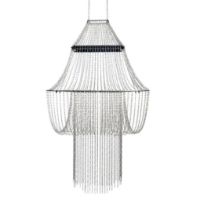 Billede af DCW Editions Lampe C Pendant H: 125 cm - Steel/Black