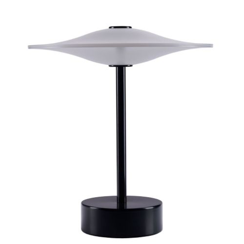 Piet Hein Sinus 22 Portable Bordlampe H: 25 cm - Aluminium/Black