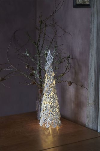 Sirius Kirstine Juletræ H: 53,5 cm - Sølv